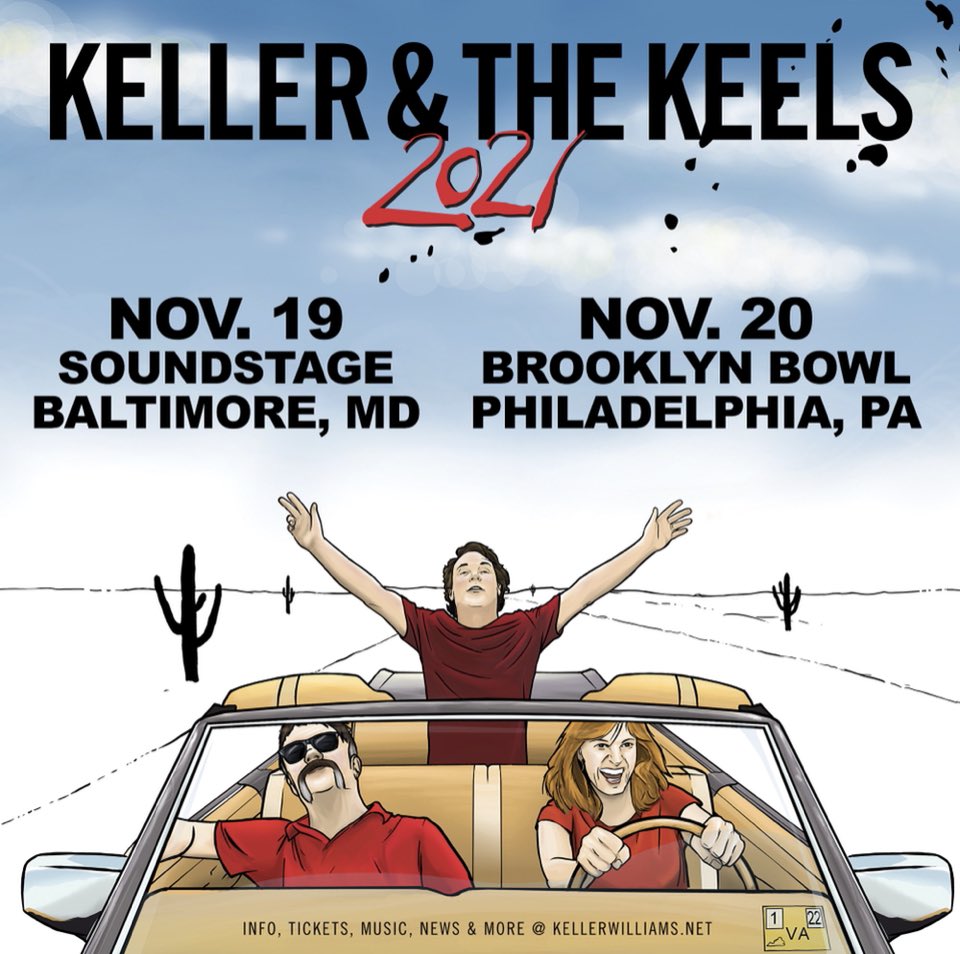 Baltimore + Philly! Headed your way with 2 sets of #kellerandthekeels 🎟 kellerwilliams.net/shows @LarryKeel