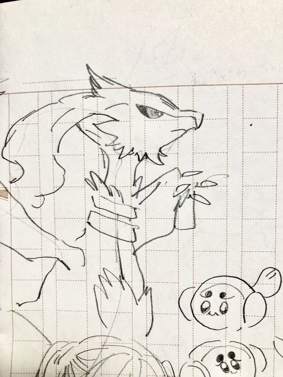 学校でポケモンいっぱい描いた 