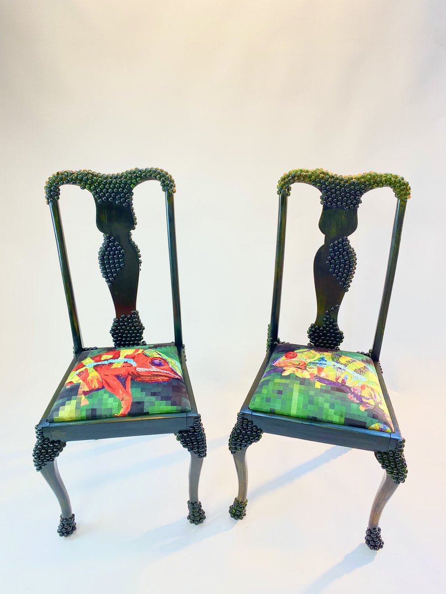 I made these(with alittle help from my friends!) Available to buy at a Charity auction #furnituremakersauction 17/11/21