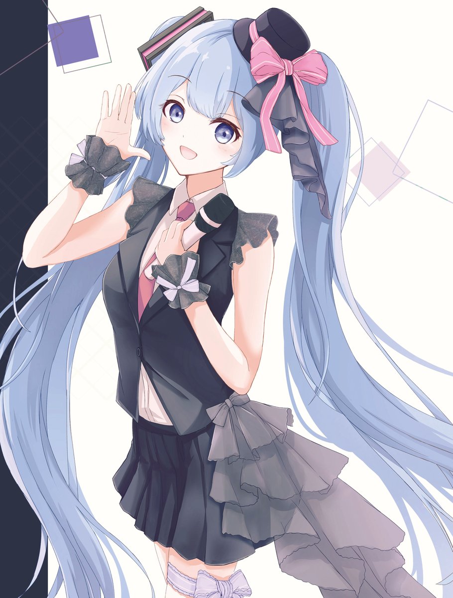 初音ミク 「C96表紙のミクちゃん 」|ゆずあじ。のイラスト