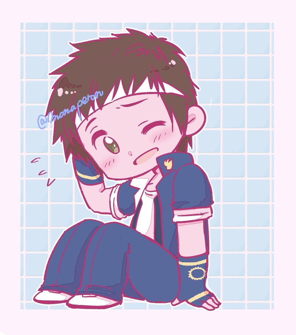 #いい推しの日  真吾くんミニキャラ過去絵 