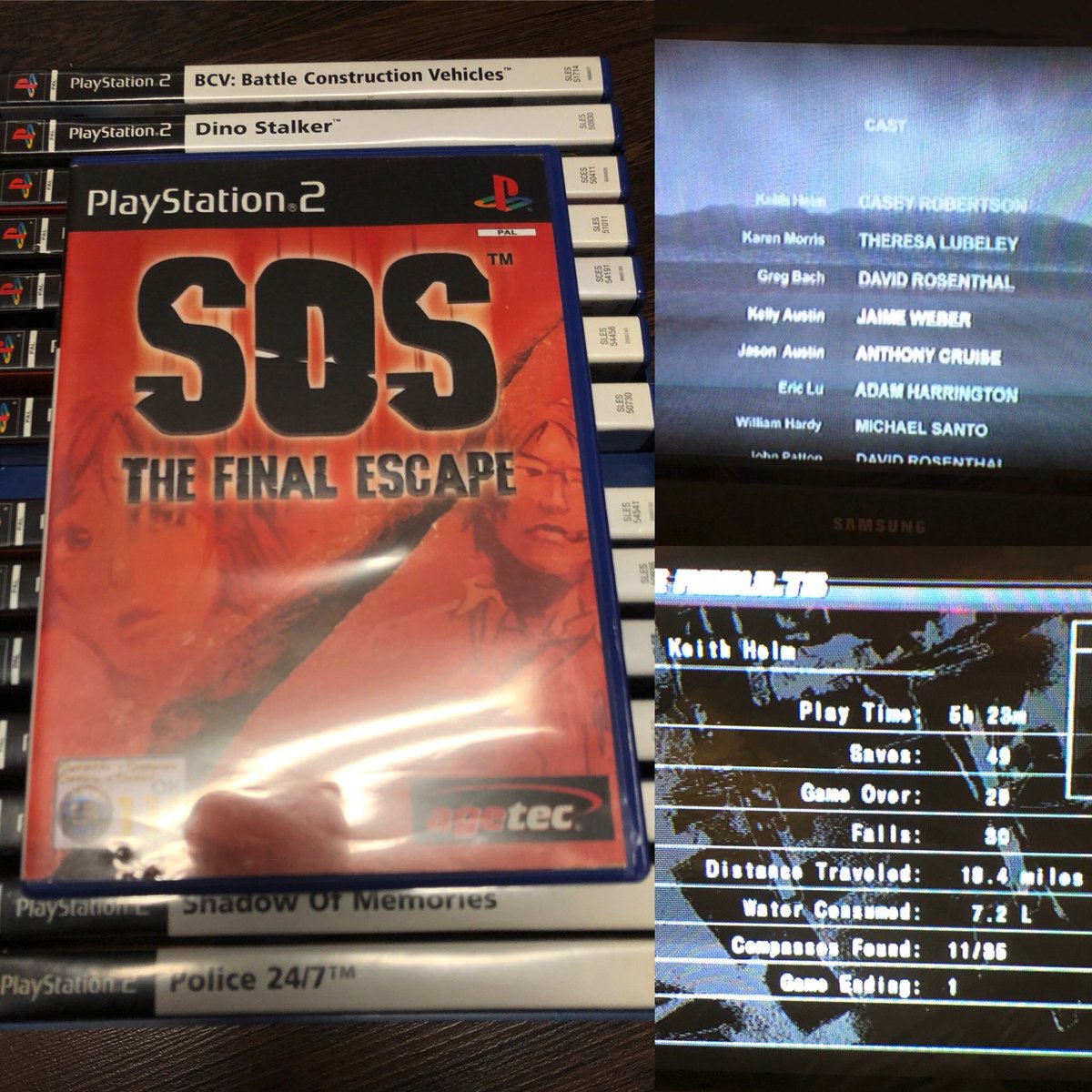 SelfDestructow's tweet photo. Really enjoyed this campy disaster survival story. Moving on the the next in the series now. #JustBeatIt #SOSTheFinalEscape aka #DisasterReport @polykill https://t.co/A2RoNnXpRT