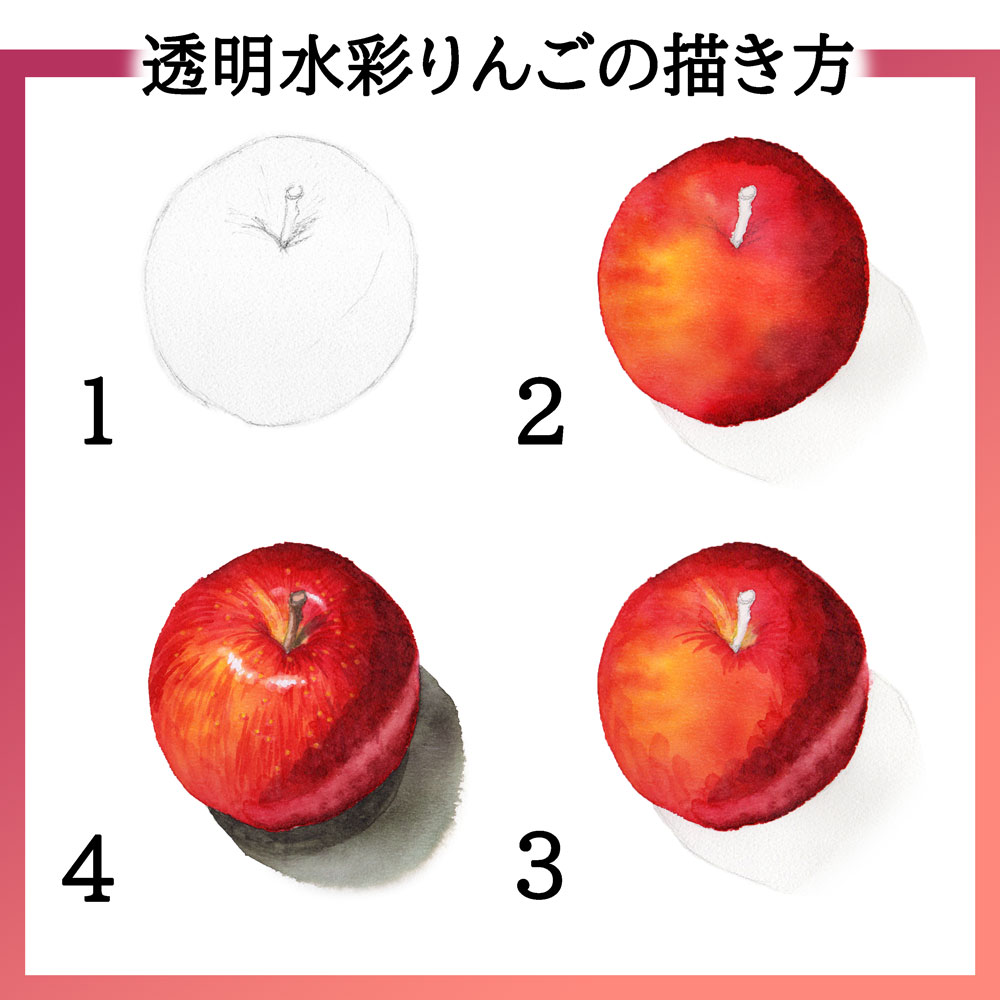 Twoucan りんごの描き方 の注目ツイート イラスト マンガ コスプレ モデル