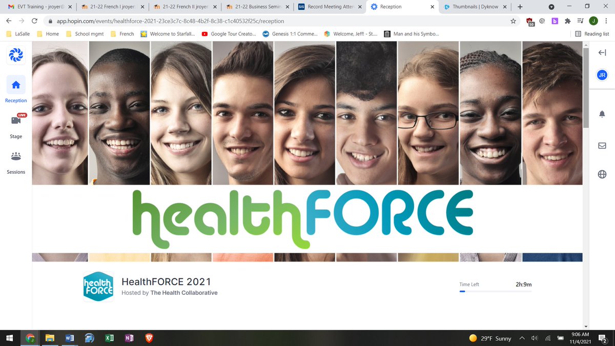 LSHS_Envision's tweet photo. Envision freshmen attended the virtual HealthFORCE conference, where they had an opportunity to learn about career pathways in healthcare and interact with industry leaders.  Thank you to the Health Collaborative for this great opportunity! https://t.co/DLj2gtOzYC