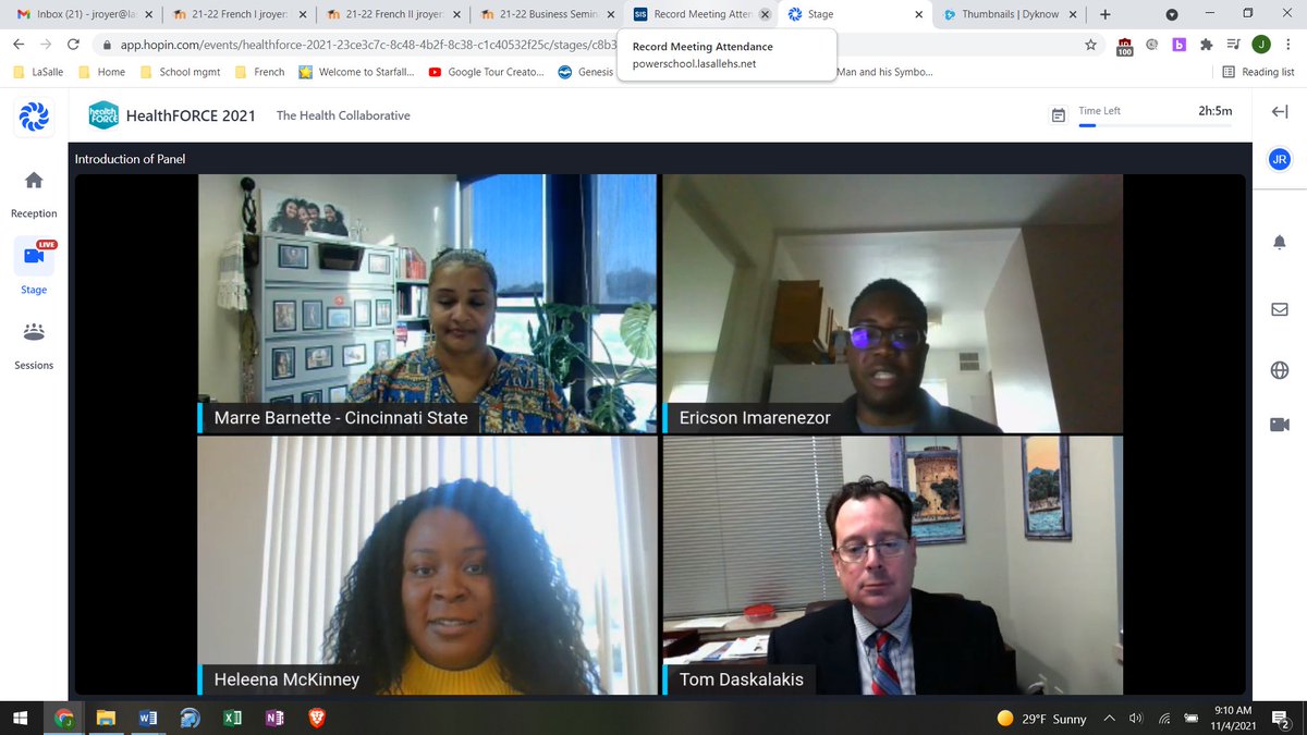 LSHS_Envision's tweet photo. Envision freshmen attended the virtual HealthFORCE conference, where they had an opportunity to learn about career pathways in healthcare and interact with industry leaders.  Thank you to the Health Collaborative for this great opportunity! https://t.co/DLj2gtOzYC