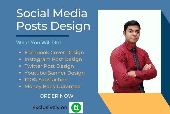 #socialmediapostdesign #facebookcover #instagrampostdesign #graphicdesign #bannerdesign #addesign
Order Now : fiverr.com/share/xyaZxq