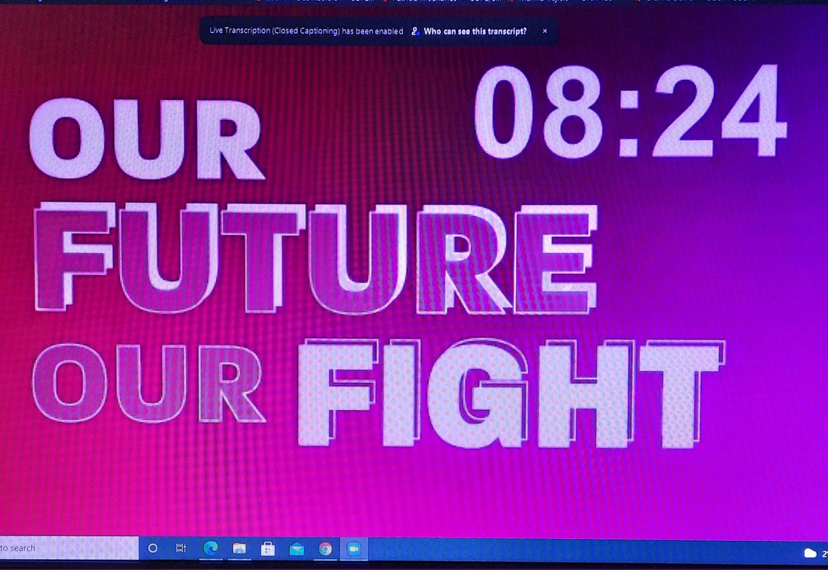JayBurn14's tweet photo. Chair-dancing away, ready to start day three of #OFL2021 
Working to pass an Action Plan that has a real labour program, to make needed improvements for the working class. 
#WorkersAreTheRecovery 
#PeopleAndPlanetBeforeProfit 
#Solidarity https://t.co/Xnfmcee9Ld
