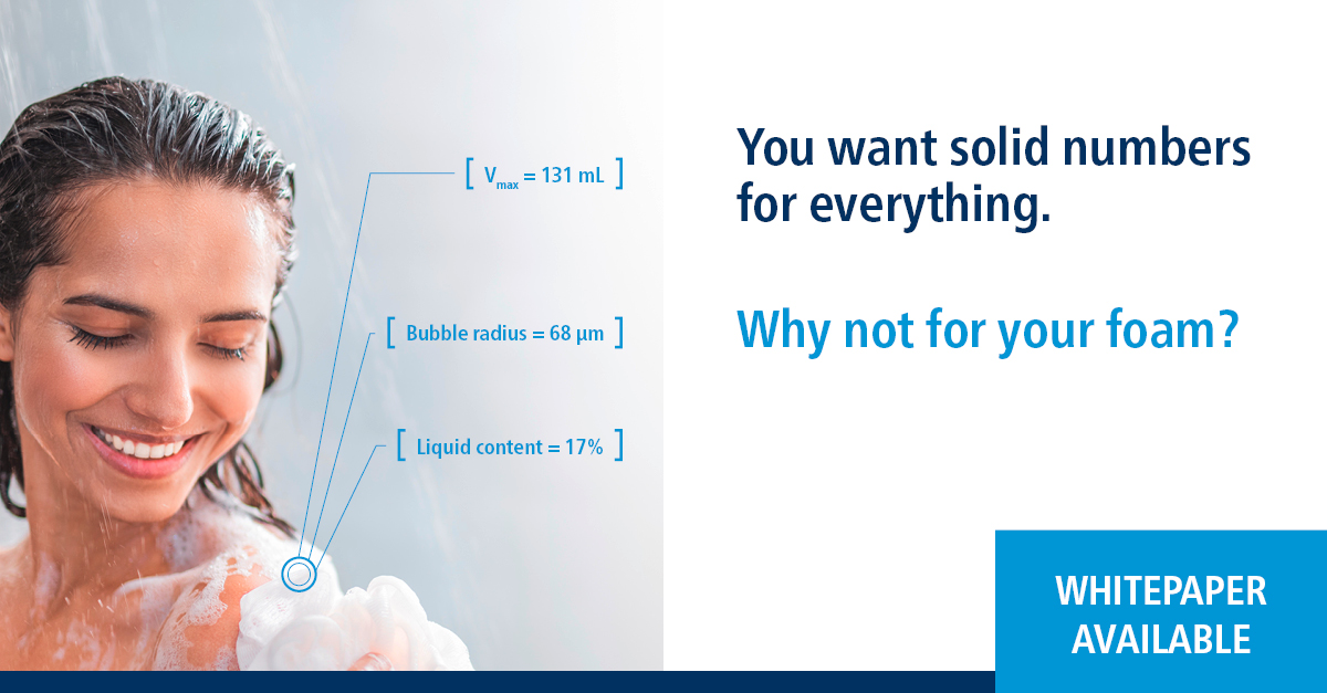 KRUSSScientific's tweet photo. Strive to create the most attractive #personalcare #foam on the market with our whitepaper, ‘How to Design Body Care Foam Using Scientific Numbers’. Download whitepaper: https://t.co/TKQxhqjXg0 #consciousconsumer #consciousness #surfactants #interfacialanalysis #foamanalysis https://t.co/Jk58AwxUB1