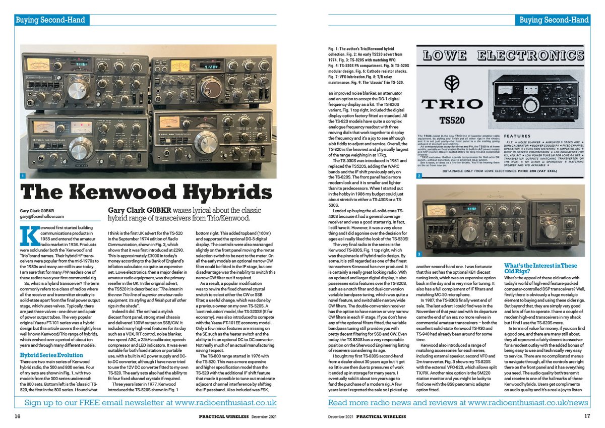 PracWireless's tweet photo. Reviewed, two Diamond antennas for the 2m band. A look at the classic Kenwood hybrids. Read this and much more today when buying the digital issue of Practical Wireless https://t.co/Bu0kEVXnFD.

Prefer the read the paper magazine? Order here https://t.co/FwLIrB3vBY https://t.co/FLWCNwhYyy