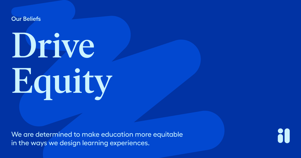 We work alongside school communities in creating equitable experiences in curricula and instruction. Learn more about our beliefs at bit.ly/3nQuVzJ. #IgniteLearningBreakthroughs