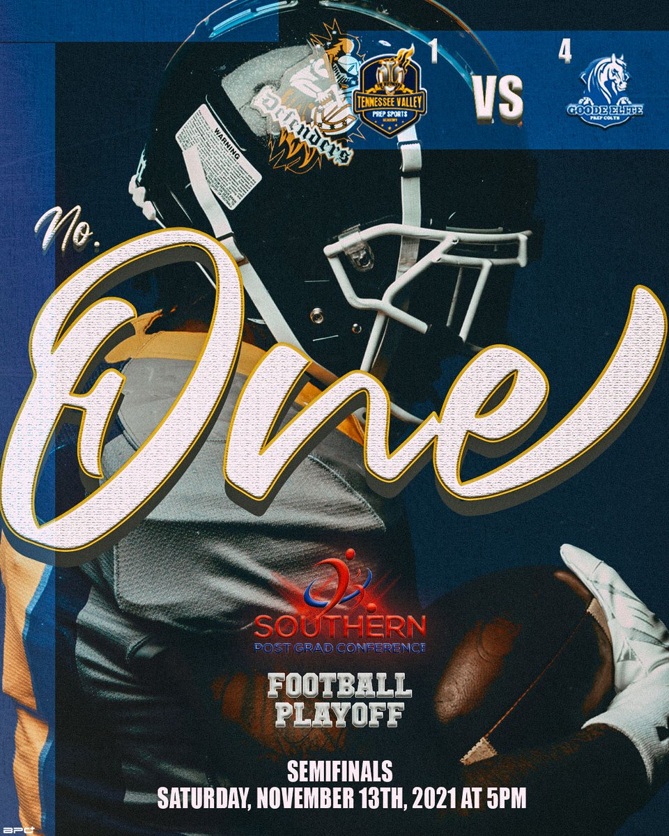 tvdefenders's tweet photo. no. 1 seed heading into the playoffs

🆚 no. 4 Goode Elite
🏟 SPGC Semi Finals
🗓 Saturday, November 13th, 2021
⏰ 5PM
📍 Bob Jones High School

📸💻: @bpodigitalmedia

#DefendTheValley #ThisIsWhyWePrep https://t.co/lCFoWulodp