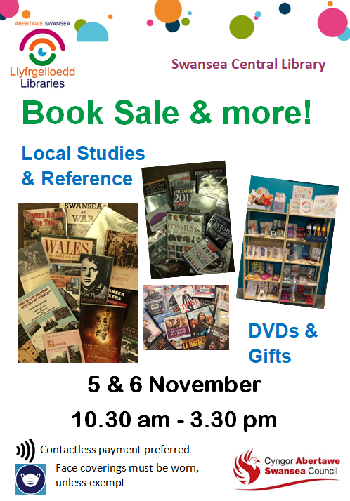 Discovermore's tweet photo. Please come to our lovely Booksale with DVDs and gifts too! 5 & 6 November at the Civic Centre.
#Oystermouth #Gorseinon #Swansea #Brynhyfryd @MumblesCouncil @MumblesGower @StThomasSwansea #Fforestfach #Clydach #Morriston #Gowerton #Townhill #Sketty https://t.co/CSqX7TdwCt