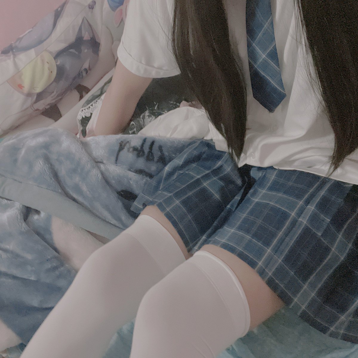 cloki14's tweet photo. 难得更新，好看吧嘿嘿 #伪娘 #伪娘丝袜 #伪娘系列 #女装大佬 #女装 #白絲 #可爱的男孩子 #可爱男孩子 #过��� https://t.co/S469Mg5qCd