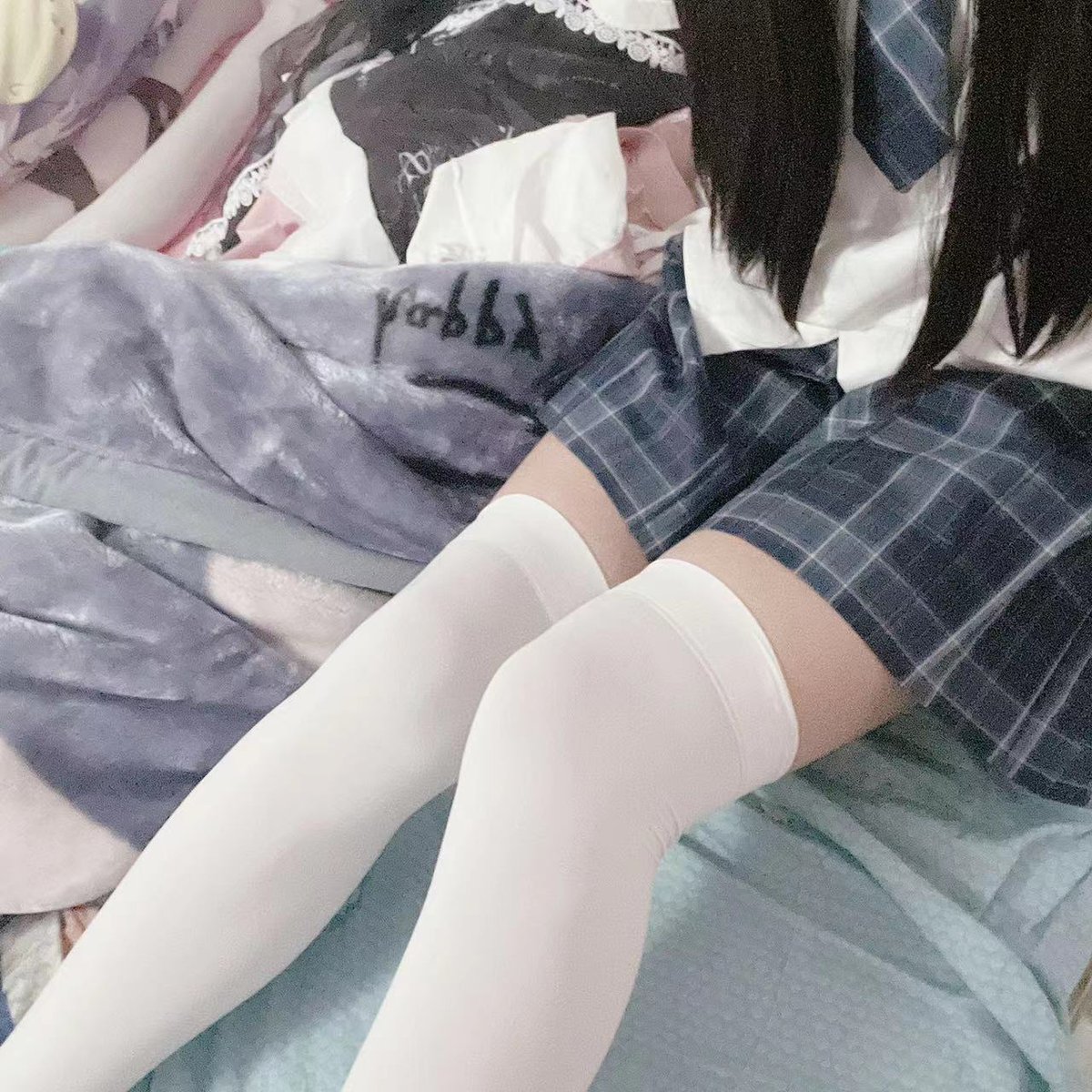 cloki14's tweet photo. 难得更新，好看吧嘿嘿 #伪娘 #伪娘丝袜 #伪娘系列 #女装大佬 #女装 #白絲 #可爱的男孩子 #可爱男孩子 #过��� https://t.co/S469Mg5qCd