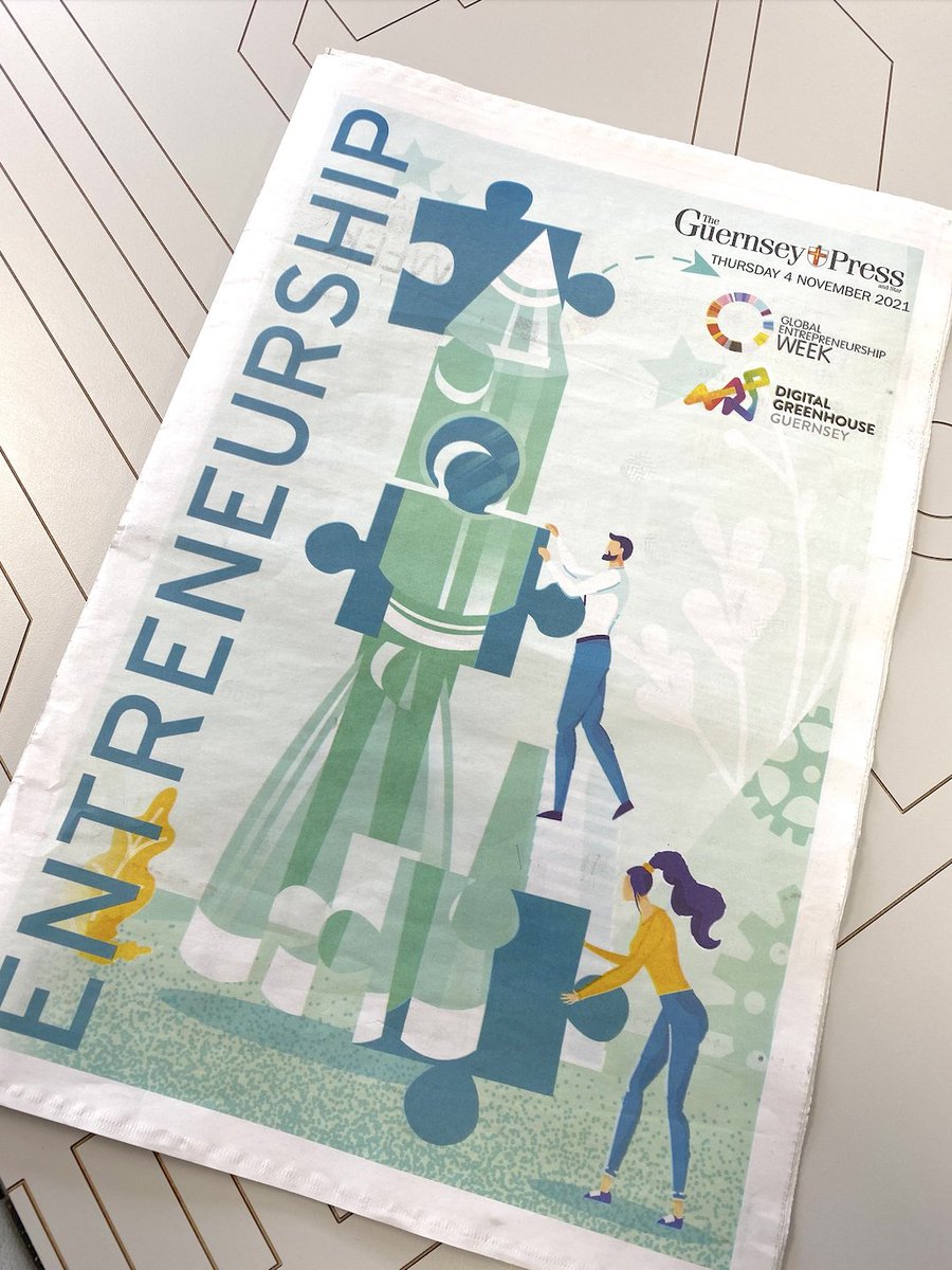 digigreenhouse's tweet photo. Have you seen our #GlobalEntrepreneurshipWeek supplement in today's @GuernseyPress pick up a copy to find out more about our activities, programmes &amp; stories featuring, @unleashingideas @SureGuernsey @AgilisysG @Avadolearning @blenheimchalcot @SpikeProds #GEW21 #GEWGSY https://t.co/CmcLExI0Pi