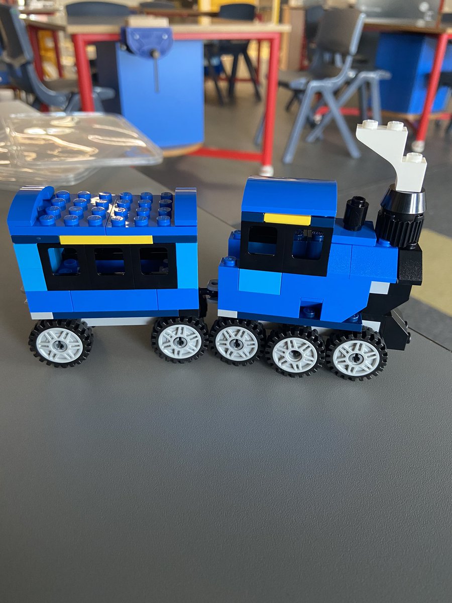 PrimaryBalloch's tweet photo. Our P4 pupils working together during their Lego Therapy session. Using their communication skills to follow instructions and build this fantastic train  @LEGO_Education #bebrilliantatballoch https://t.co/kyQZHqhOF5