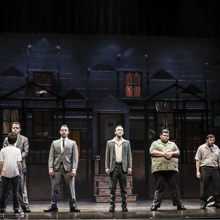 MichaelBarra's tweet photo. Heading into week two of A Bronx Tale the Musical at @axelrodarts, running now through November 14th. Very happy to get back on stage with this group. (I think JoJo the Whale is doing his best T-Rex impression in pic 2 🦖) #abronxtalethemusical #abronxtale #newjersey #livetheatre https://t.co/XwOMGnhMvc