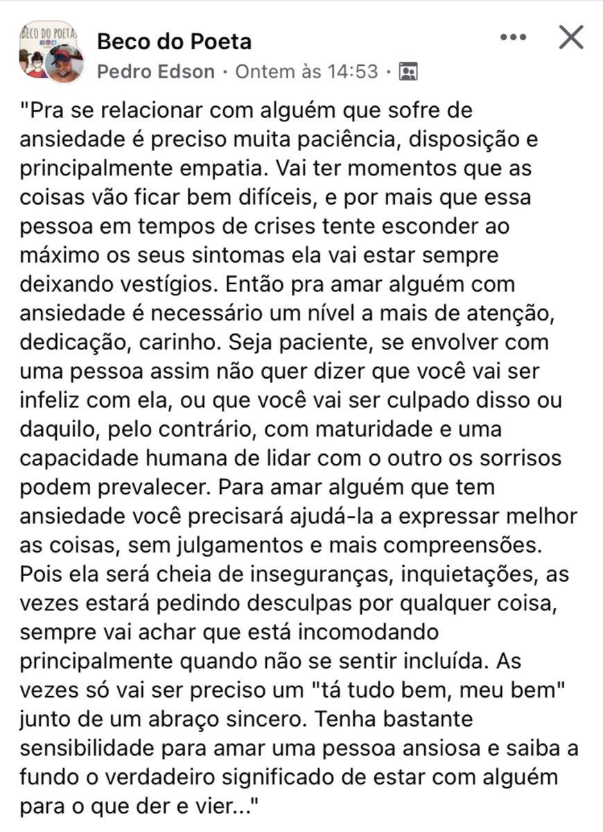 chaarizard's tweet image. Pra se relacionar com alguém que sofre de ansiedade…