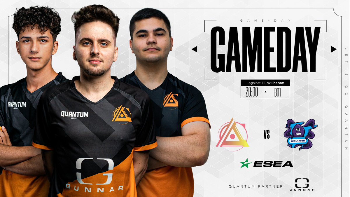 Playing against <a href="/TT_willhaben/">TT willhaben🐙</a> in <a href="/ESEA/">ESEA League</a> Main tonigh!🔥 Good luck!

P.S. You can watch the game live on our YouTube channel, at 20:00 🤩