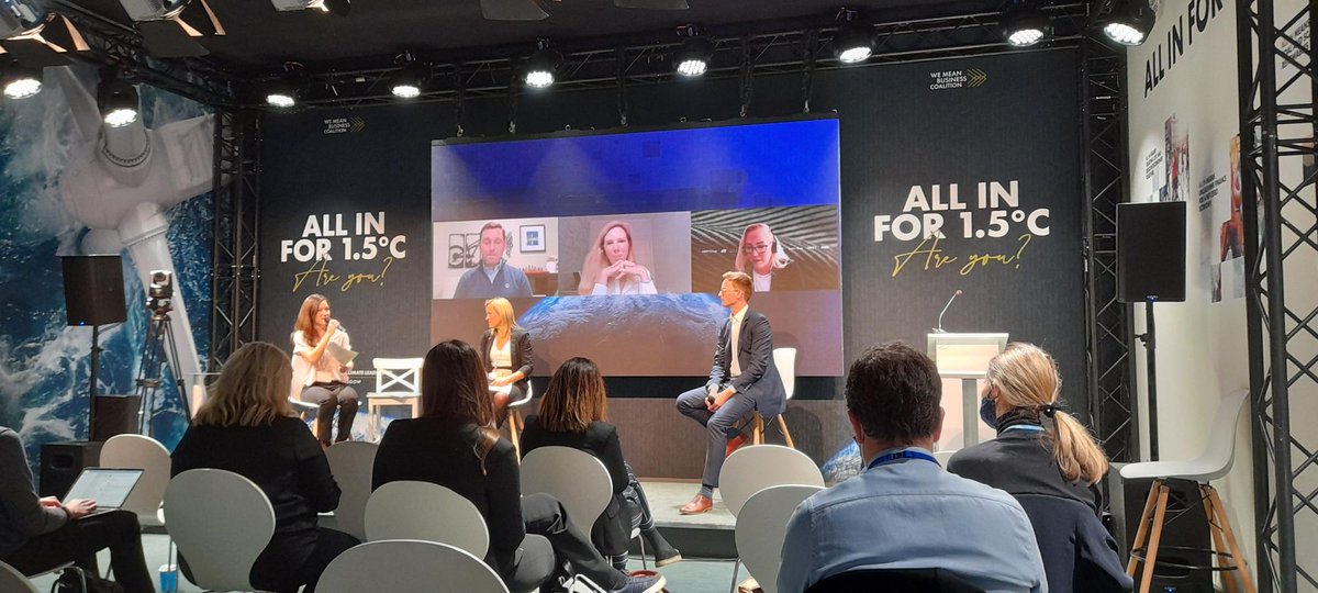Food_Foundation's tweet photo. #COP26  Day 4: Global retailers incl @walmart
 talking about collective action in race to net zero (scope 3 included) in the We Mean Business Coalition #BlueZone pavilion
#COP26Glasgow 
#WheresFoodAtCOP https://t.co/oA8E16nGxB