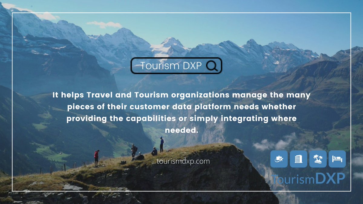 bossgrp's tweet photo. What is Tourism DXP?

#Tourism #Travel #marketingtechnology #B2B #sales https://t.co/UFNgDUwbvP
