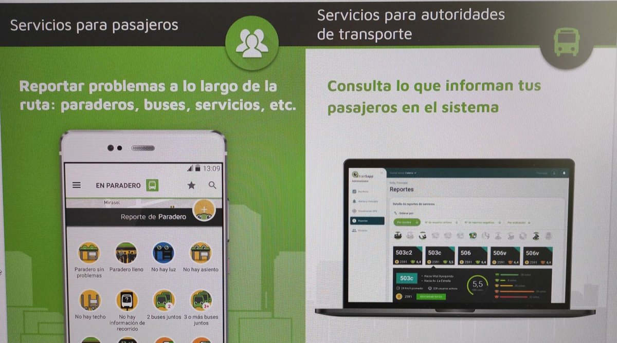 TuTranSapp's tweet photo. @carlosmelor @danielapenaloza @Muni_LasCondes Si, es posible y fácil. Se necesitan dos datos: 
- info de operación📚
- dato GPS🚍
Con eso habilitamos el recorrido, predicciones y planificación en la app. Además, la muni puede enviar notificaciones y dejar avisos en paradas👇 https://t.co/lqVK5RIod6