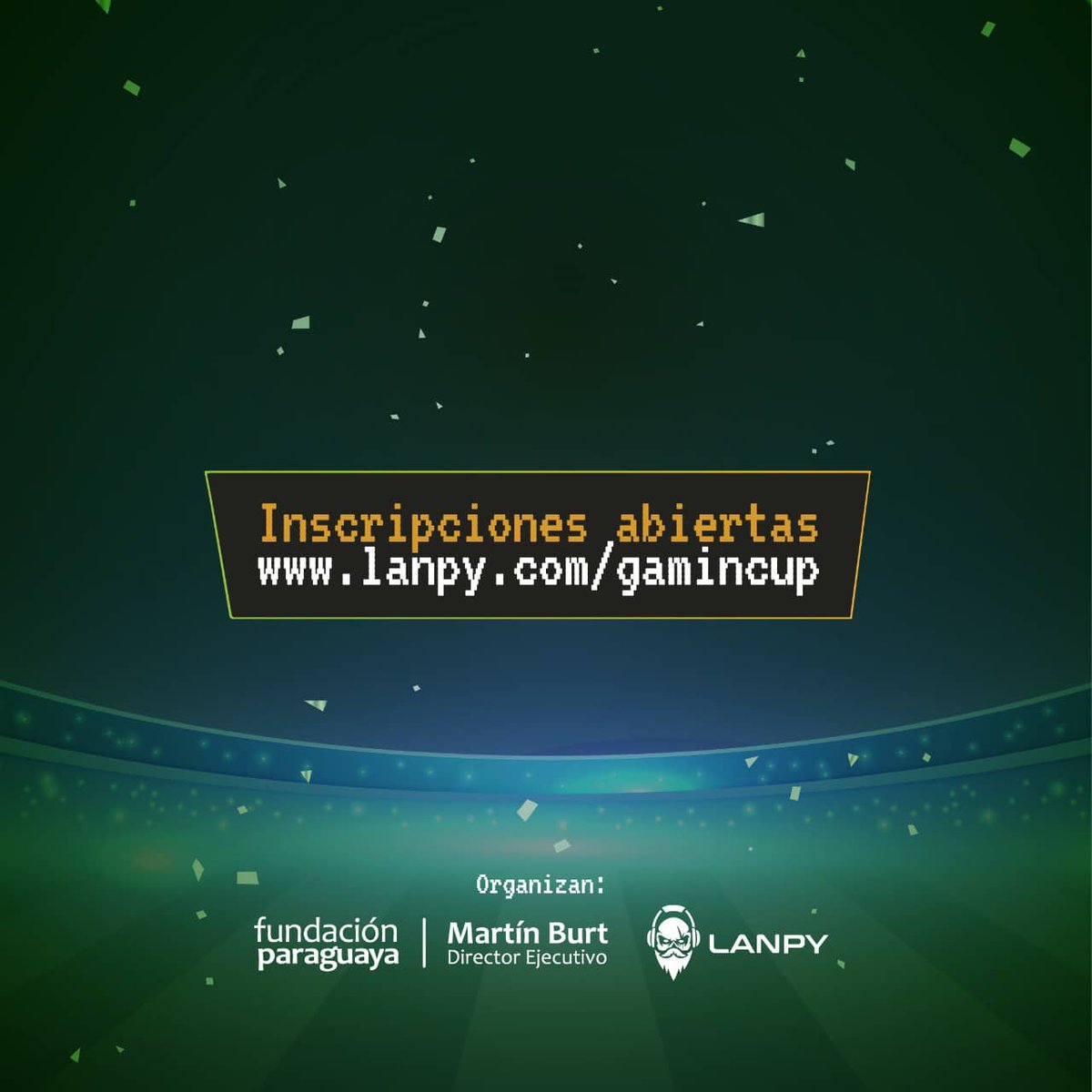 #GamingCup | ¡Participá del torneo de FIFA 2022 más importante del año! ⚽🥅🏟

🔗 Inscribite sin costo en lanpy.com/gamingcup/ (Link en la biografía). ¡Tenés tiempo hasta el 14 de noviembre!

🗓️ El torneo será del 16 al 28 de noviembre.
👾 La inscripción es gratuita.