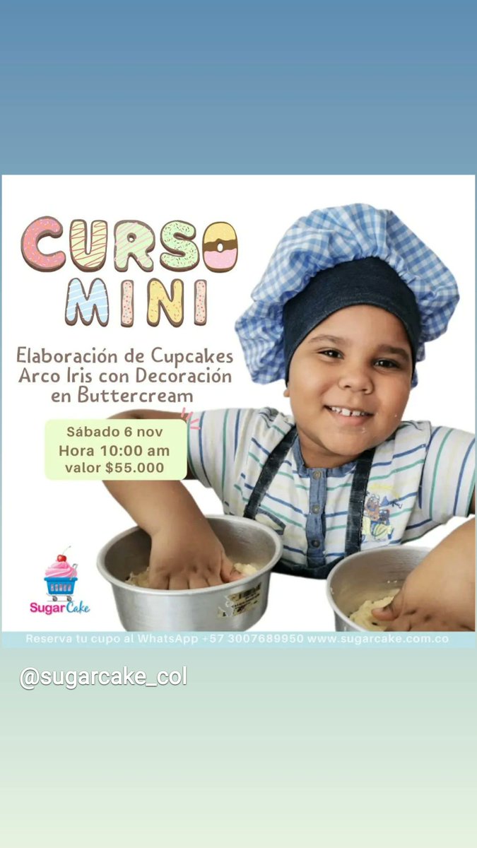 sugarcake_col's tweet photo. Taller para niños https://t.co/19nxeUMLMK