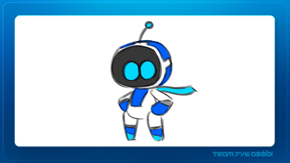 PlayStation's tweet photo. Assemble lovable robot Astro with this handy drawing guide: https://t.co/NecCrfhrHS https://t.co/lG0l77c4a1