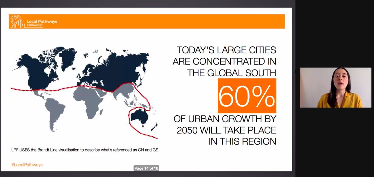 '85% of the LPF applicants come from the Global South, the region where 60% of urban growth is projected by 2050,' @anaynestrillas at #ZESC2021