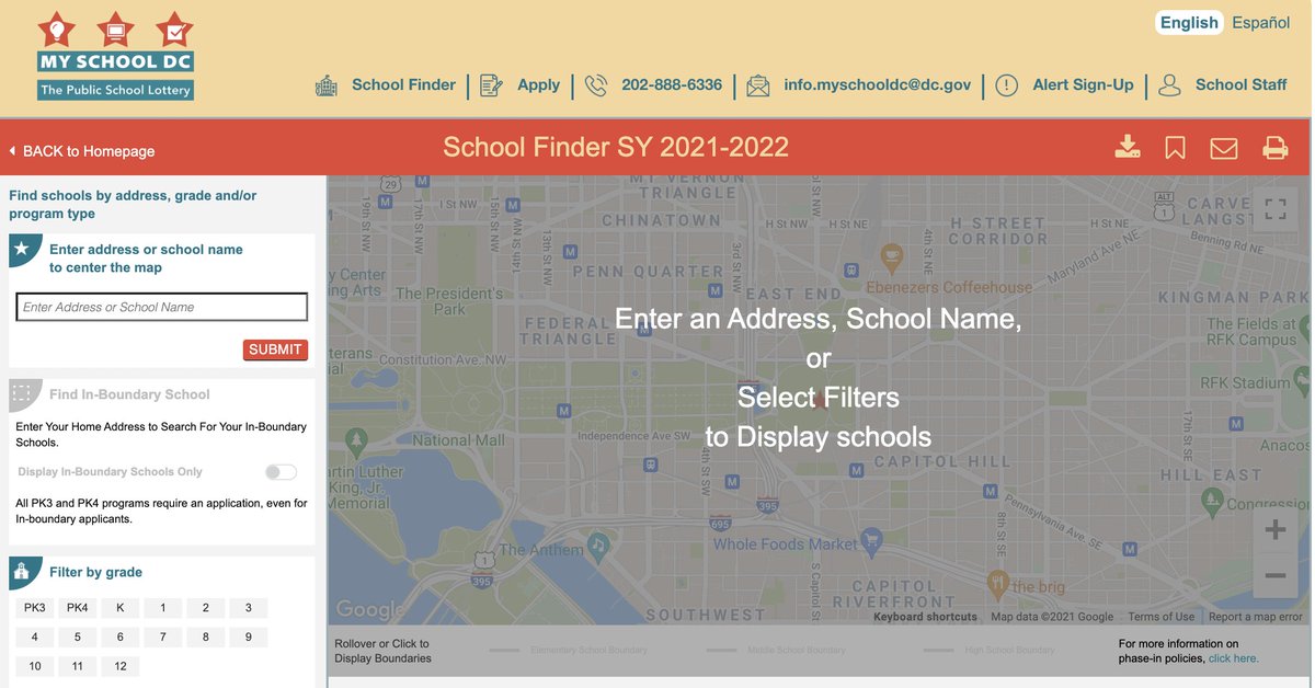 MySchoolDC's tweet image. Gearing up to find a school for your child for SY22-23? Our School Finder has you covered! You can sort schools by grades served, address, ward &amp;amp; much more. We have exciting updates to this important resource for families. Check it out &amp;amp; stay tuned FMI: find.myschooldc.org