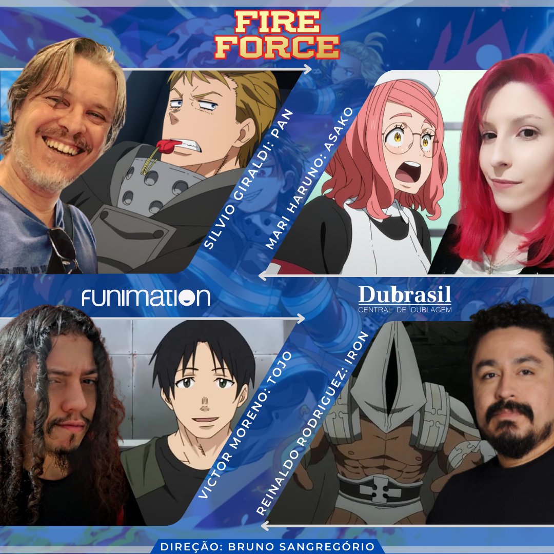 RUMOR?! VAZOU DUBLADORES DE FIRE FORCE???!! 