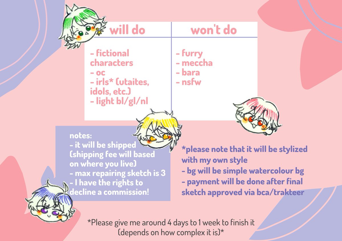 tanukichiss's tweet photo. [RTs, likes, shares are appreciated!]

Hello hello! I am opening a photocard custom commission! I'm open for around 5-6 slots! If you're interested and want to know more, please dm me!

[I'm sorry I can only open for locals for now🙏🏻🙏🏻💦💦]
#commissions #commissionsopen https://t.co/PihRWwNoN8