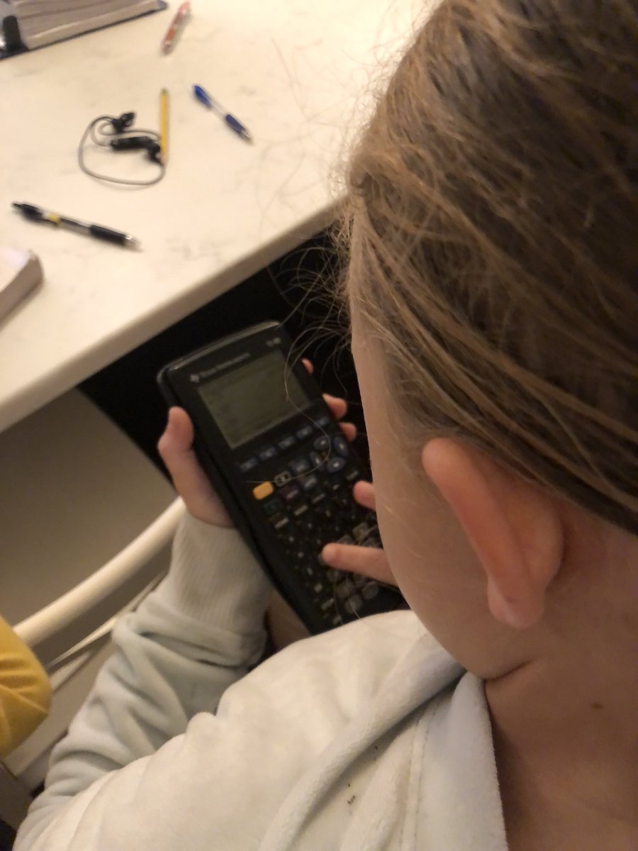 beech_n_lab's tweet photo. My 20 year old TI-89 caused quite a stir at home last night with my girls. The term “old school” was squealed with a frequency and delight that was impressive. #notouchscreen https://t.co/7P1SNQAPRD