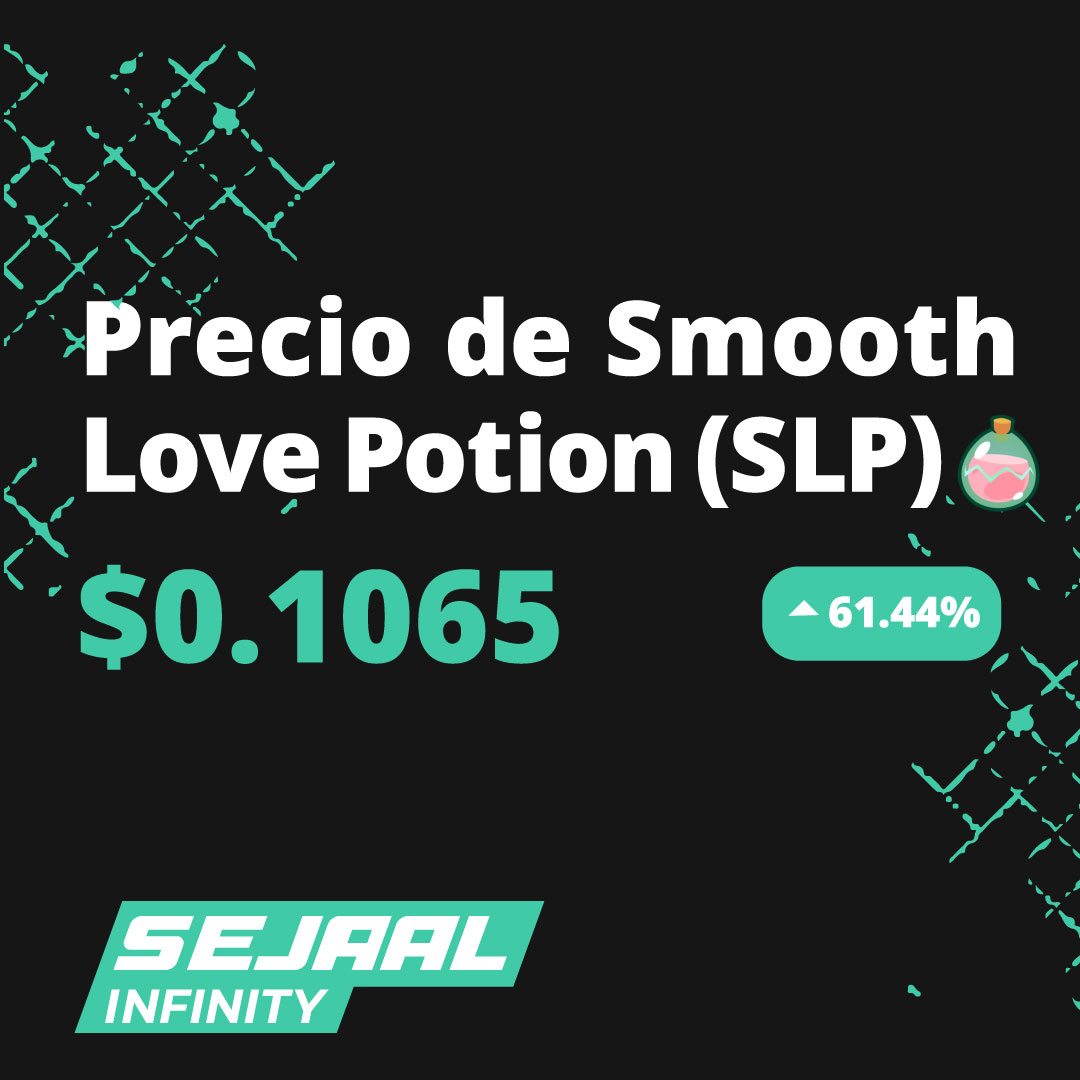 SejaalInfinity's tweet photo. ¡¡Sube el precio del SLP !!#RoninDex  🚀🚀🔥🔥

#AxieInfinity #SLP #AxieInfinityscholars  #SejaalInfinity https://t.co/2gMrPiJYPr