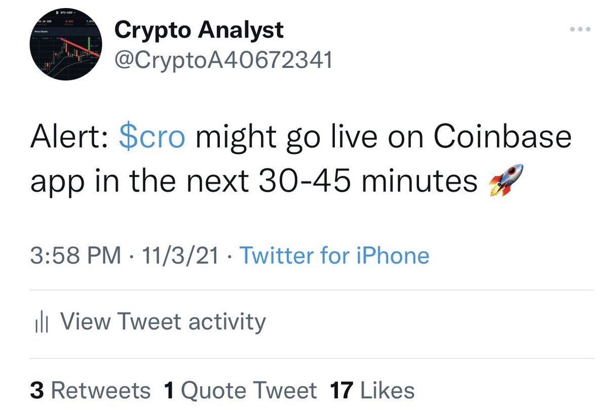 Crypto Analyst tweet media