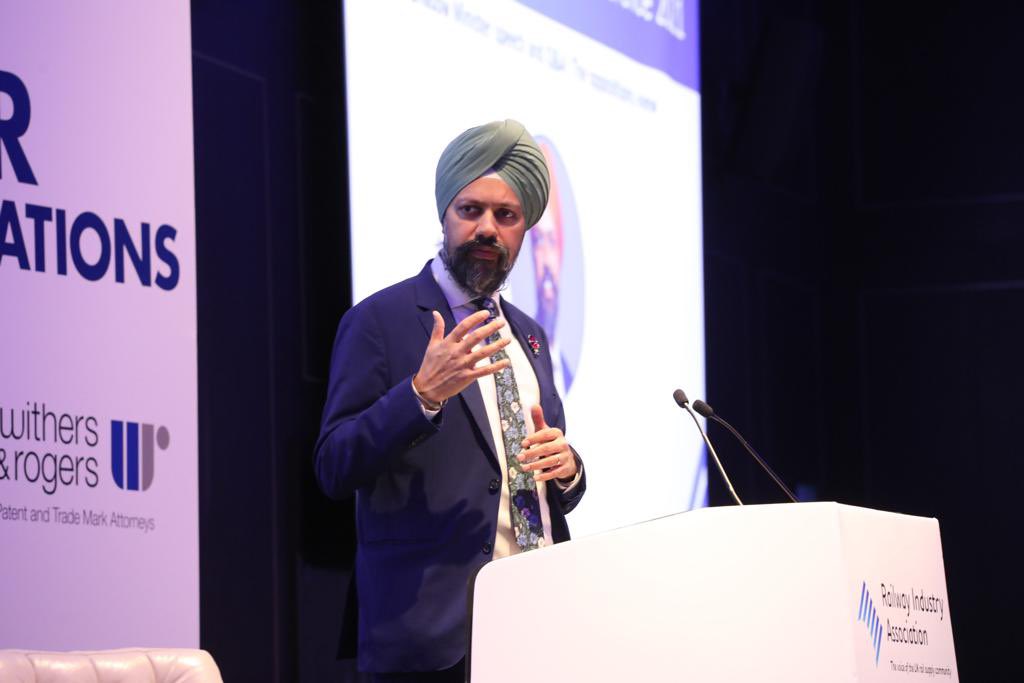 <a href="/TanDhesi/">Tanmanjeet Singh Dhesi MP</a> continues that they have been pushing for certainty, highlighting there was zero mention of electrification or Northern Powerhouse Rail in the Budget.

Adds we still don’t have sight of “mythical” Integrated Rail Plan.
#RIAConf21