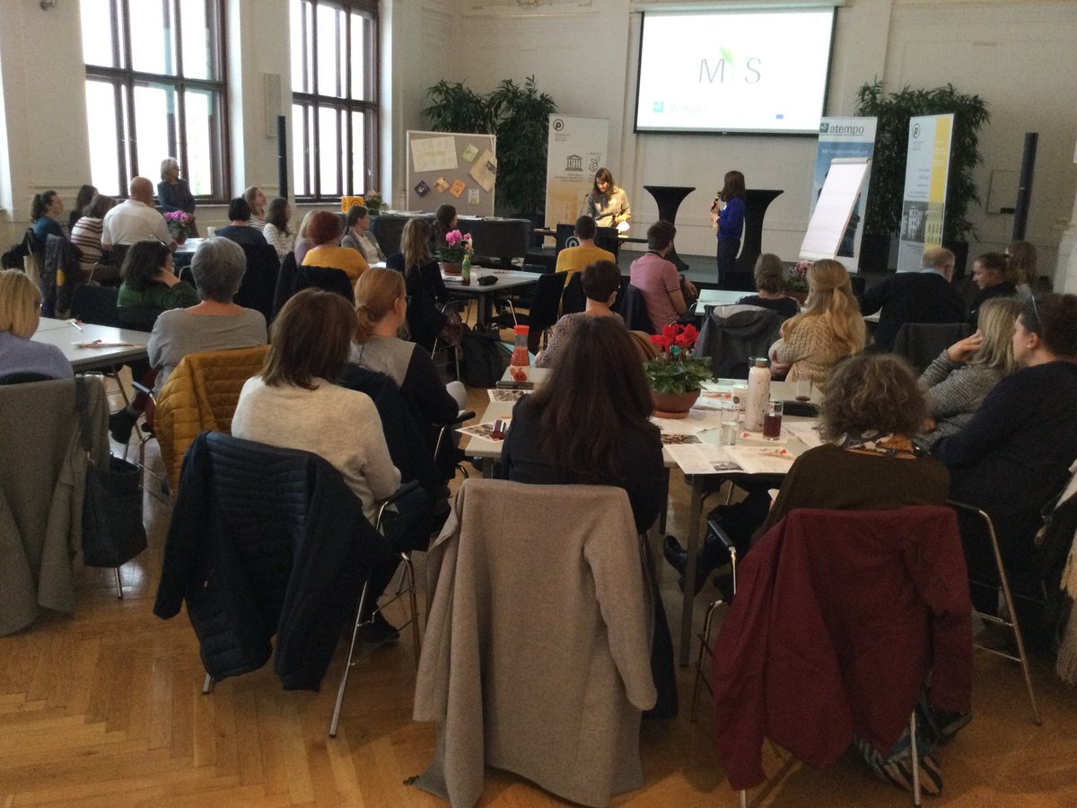 #mys - Me and my story macht das Teilen von persönlichen Geschichten zum Mittel für die Gestaltung inklusiver Schule. Digitales Lernen passiert spielerisch nebenbei.
Abschluss eines erfolgreichen Erasmus+ Projektes heute in der Pädagogischen Akademie in Graz.
⁦<a href="/atempo_graz/">atempo</a>⁩