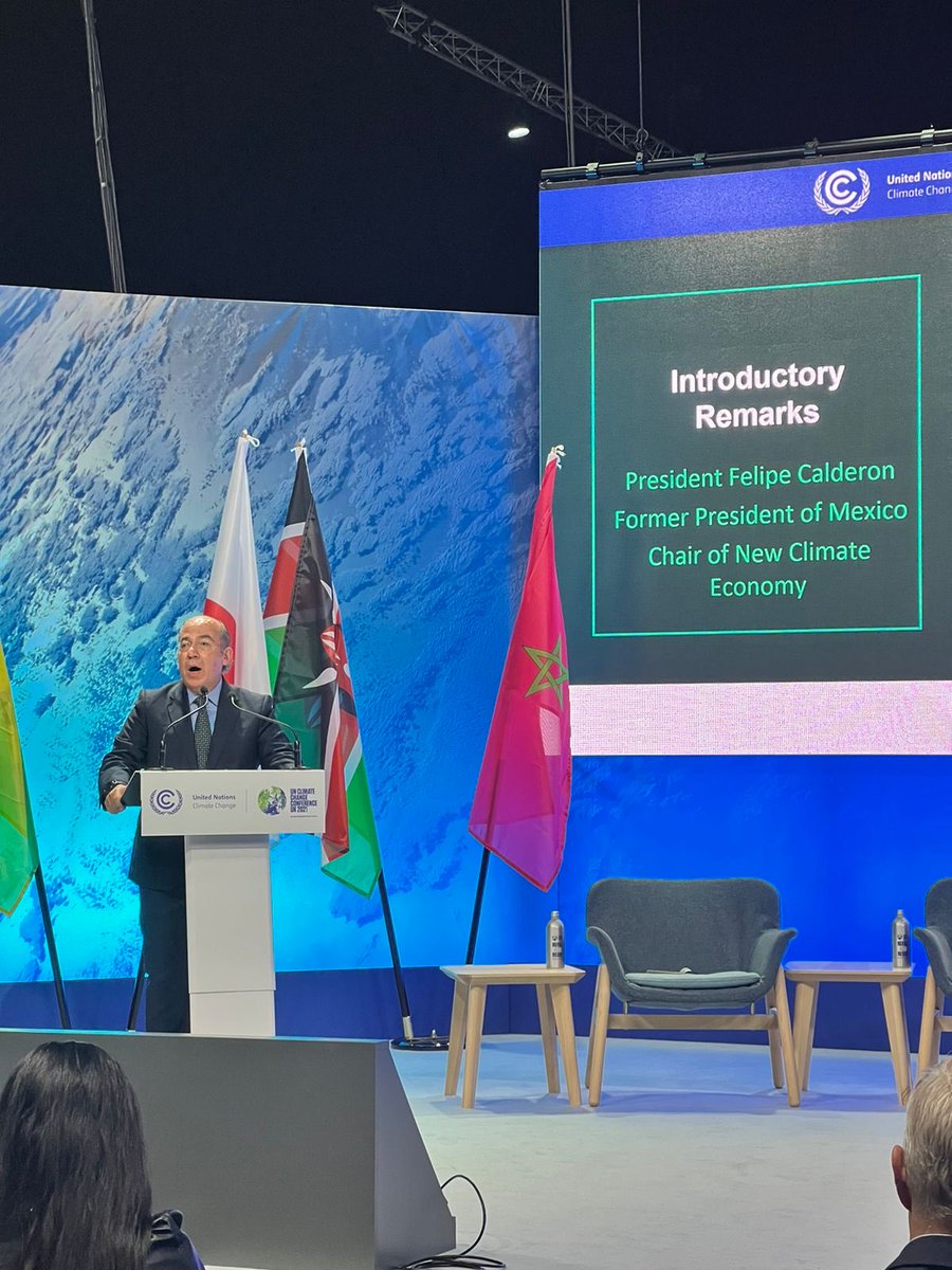 En la #COP26 participé en la presentación del Centro Global para el Turismo Sustentable. El turismo representaba antes de pandemia el 10% del PIB mundial -en México también-; 1 de cada 4 empleos creados en 2019 fueron asociados al turismo. Está en la meta 10 de #SDG.