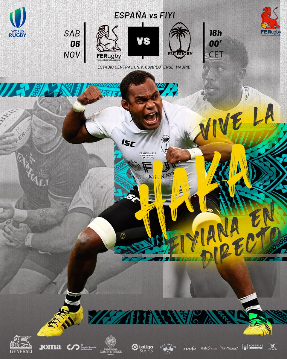 This should be a fun one to call featuring <a href="/fijirugby/">Fiji Rugby Union</a> v <a href="/ferugby/">España Rugby</a> this Saturday!
Tune in via <a href="/WorldRugby/">World Rugby</a> at 4pm Madrid Spain time

Plenty of @WorldRugby7s players set to light it up!
🇫🇯 v 🇪🇸