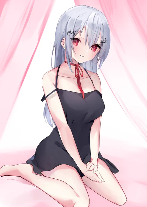 #はかせレポート 

インナー衣装大分描きなれてきた気がする。
二枚目は仕上げに使ってるオーバーレイレイヤーの不透明度を下げる前の状態がやたら雰囲気良かったので残したやつ 