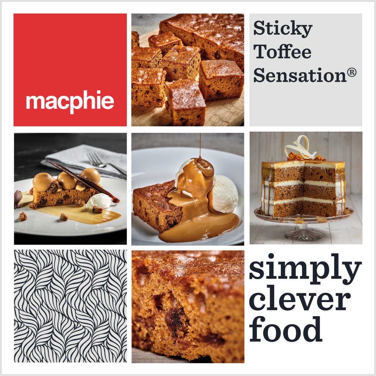 As consumers find comfort in nostalgic flavours, Macphie have launched a Sticky Toffee Sensation® Mix. Simply add water and vegetable oil to create muffins, loaf cakes, celebration cakes and of course puddings! Contact your local BAKO for further information today!