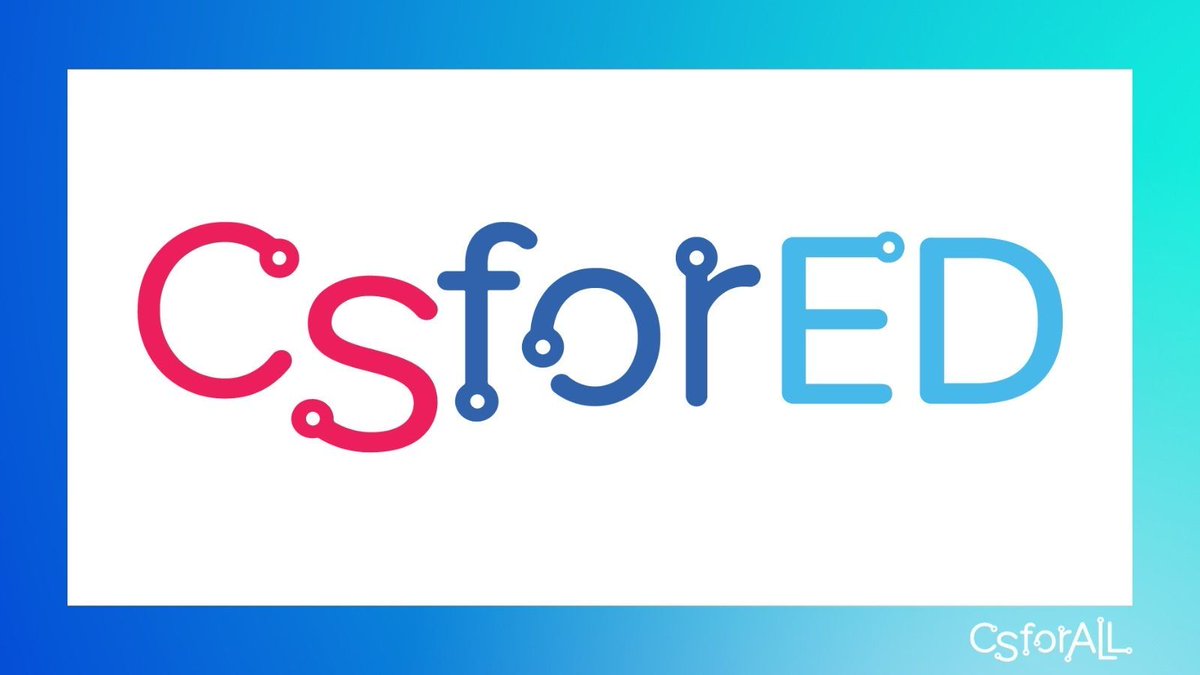 CSforALL's tweet image. #ICYMI: Yesterday, we announced #CSforED with a first round of $20M of investments in schools of education to prepare ALL teachers with the CS knowledge they are expected to teach.

Read more about this exciting announcement at buff.ly/3wjqNfp. #CSforALL