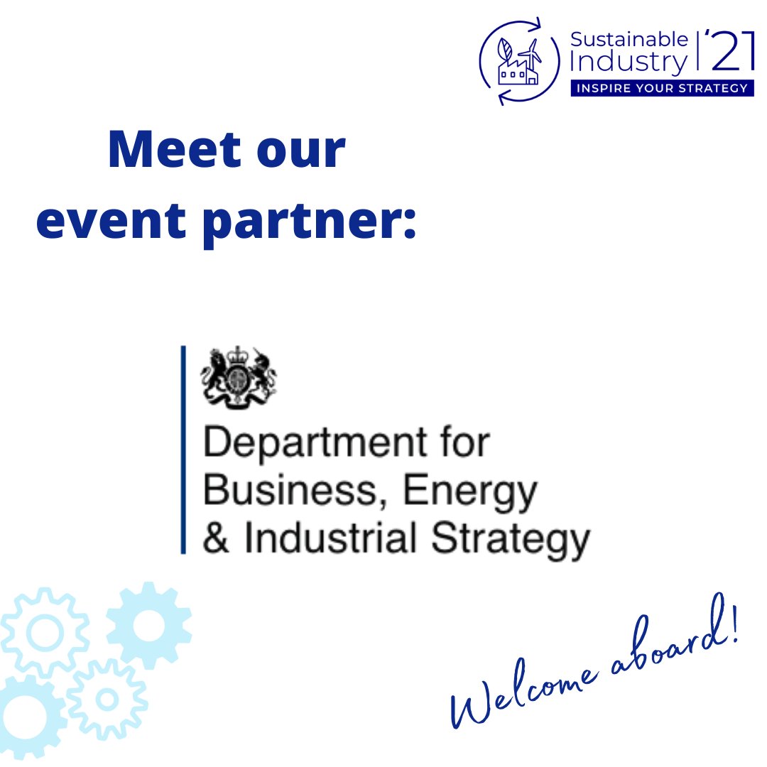sureb2b's tweet photo. Very pleased to announce our event partner @beisgovuk for #SustainableIndustry21 next week on 9th Nov. 

The event is virtual, so don't forget to register!
https://t.co/E1XHVAnSjG

#leadership #goverment #policy #netzero #cop26 #ukmfg #manufacturing #industrial #strategy #energy https://t.co/XzFUcOhoAP