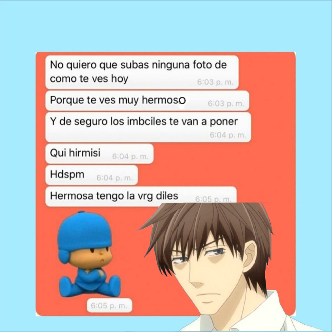 DomesticaLover's tweet photo. Y aquí les traigo un meme de Tori celoso 💕🤭

[Cada meme que suba, tiene absoluto permiso de resubirlo, ponerle marcas de agua y modificarlo como gusten. Mis memes serán de uso público]
#hatoriyoshiyuki #YoshinoChiaki #torichia #hatorixchiaki https://t.co/geVaM8U6q0