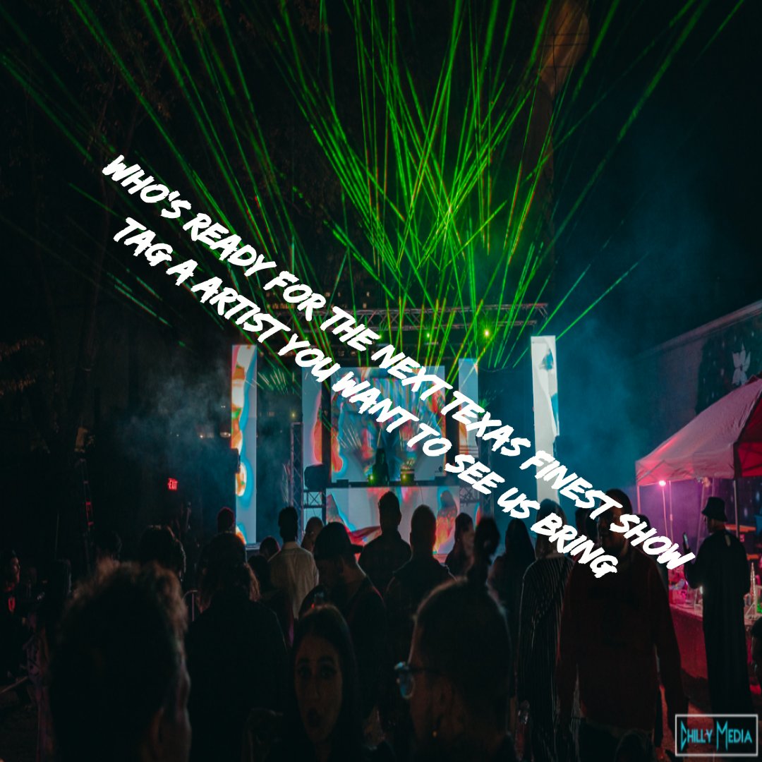 TAG A ARTIST THAT YOU WANT US TO BRING TO OUR NEXT EVENT .