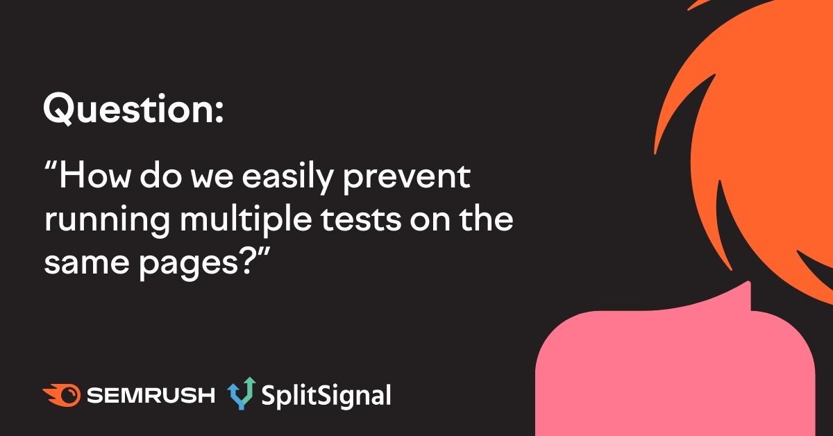SplitSignalhq's tweet photo. We get this question a lot during the demo ๐
Check the thread for an answer โฌ๏ธ
#seosplittesting #seotesting #seo #experiments #seoexperiment #abtesting https://t.co/IeaGxKzei4