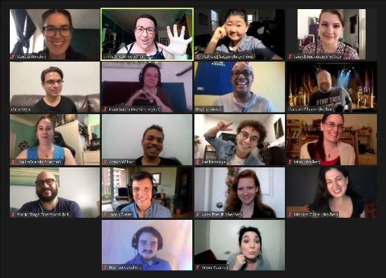 Monthly Muse will return to Zoom for November and December. Join us from home on Saturday, November 20 and Saturday, December 11 from 2:00 to 4:30 pm. We'll enjoy excerpts from plays by Duncan Pflaster, Angeles Romero, Fengar Gael, Kendra Augustin, Joe Montoya, and more!