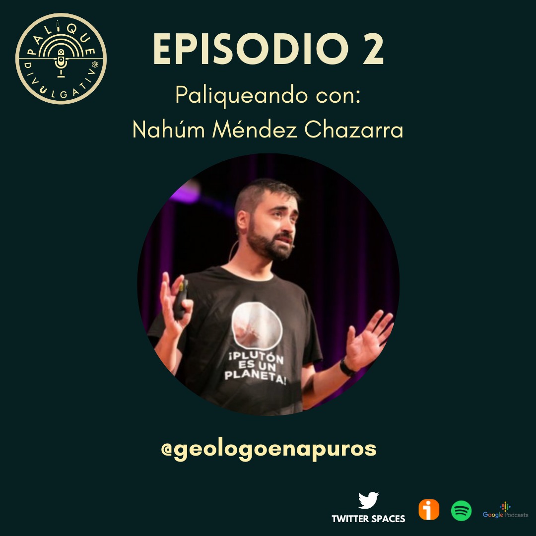 100cerosblog's tweet photo. En 15 minutos nos vemos en Twitter Spaces para un #PaliqueDivulgativo!!! Con @geologoenapuros #PD02 https://t.co/Zh9mOdHS13