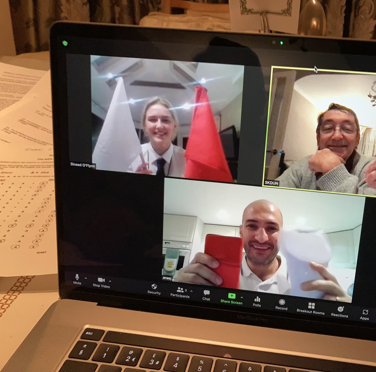 SKDUNorg's tweet photo. Completing and upgrading Referee/Judge qualification via Zoom. Fun, but still the same standard and very strict as it is administered by @putt_colin #skdun #refereesandjudges #worldchampionships https://t.co/9dQgfTTM5D